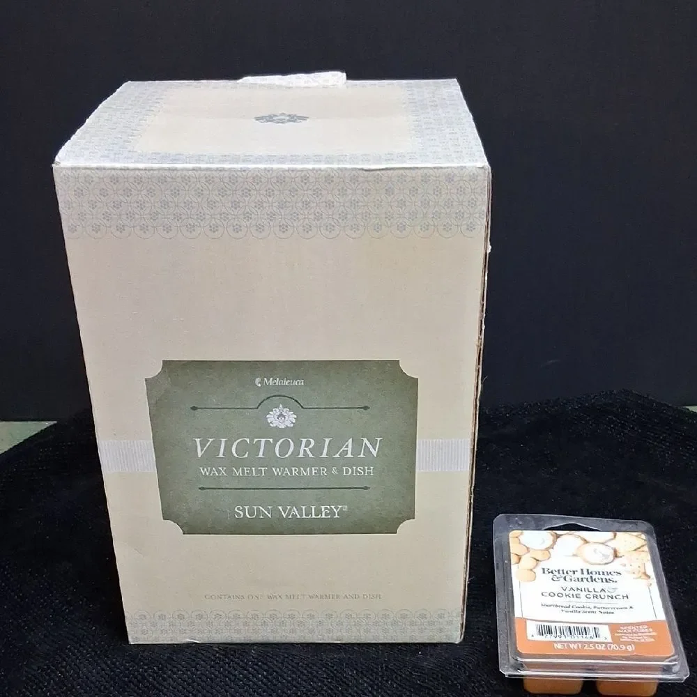 Victorian Wax Melt Warmer & Dish - Sun Valley